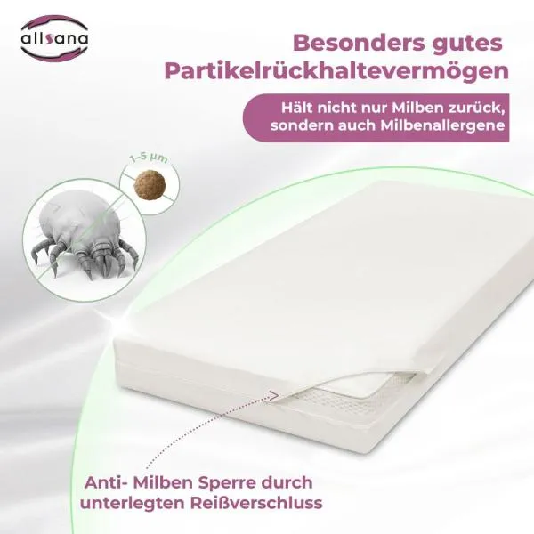 Allsana sensitive care Matratzen-Topper-Bezug 140x200x8cm